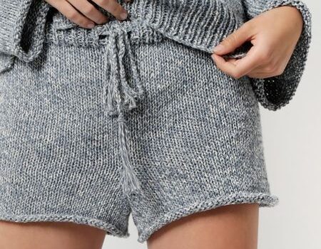 Ribbed Shorts Sentro knitting pattern