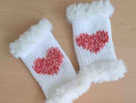 Fingerless knitted glove Pattern