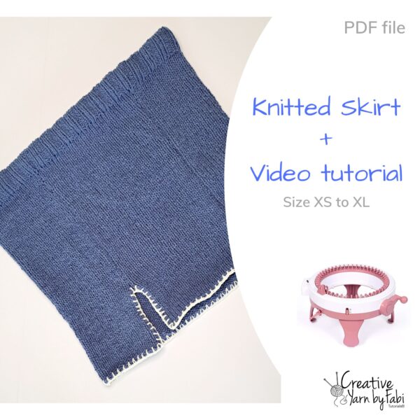 sentro knitting machine skirt pattern