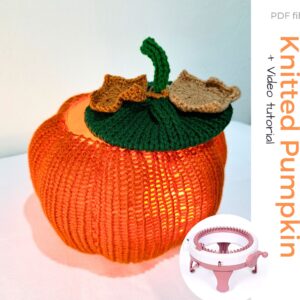 knitting machine pumpkin pattern