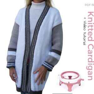 sentro knitting machine cardigan