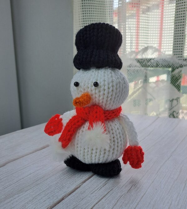 snowman knitting machine pattern