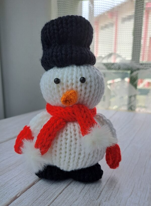 snowman knitting machine pattern