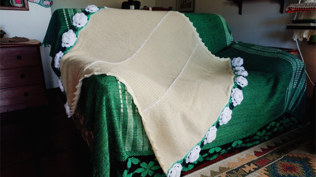 knitting machine blanket pattern