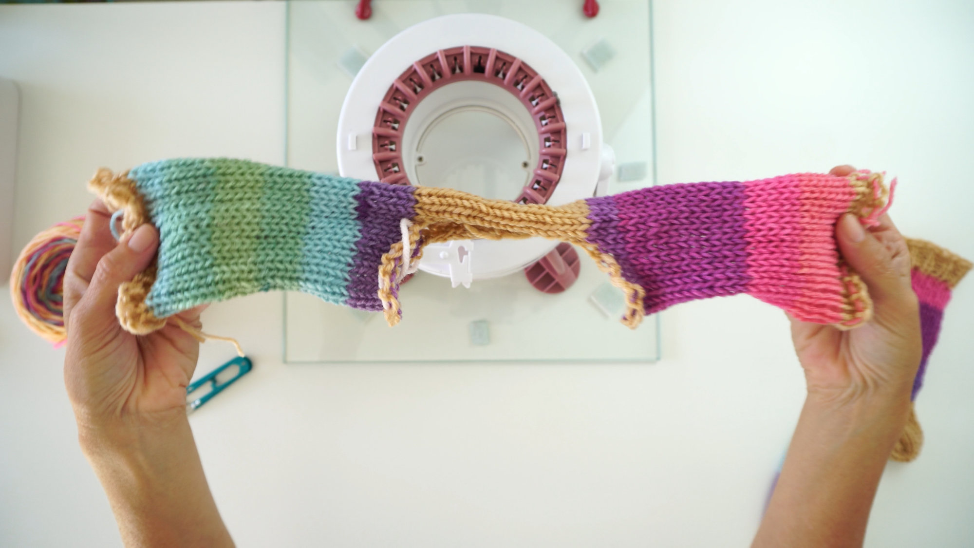 How To Make Socks On A Sentro 22 Knitting Machine