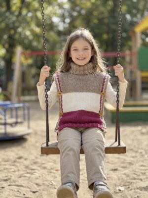 Kids Poncho pattern for Sentro