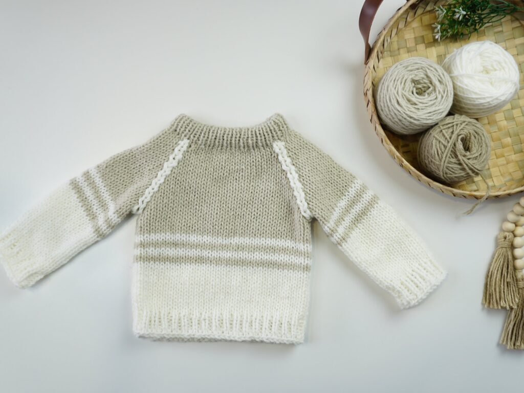 Kids And Babies Raglan Sweater Pattern