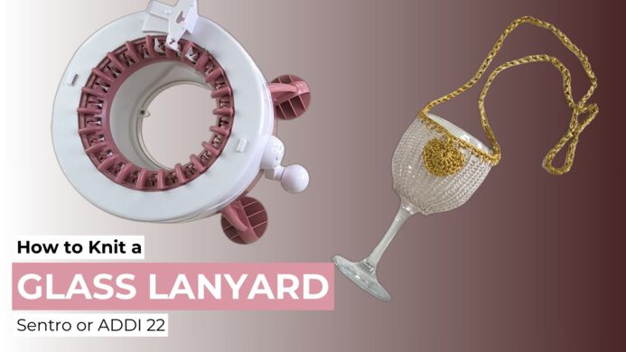 Wine Glass Lanyard pattern