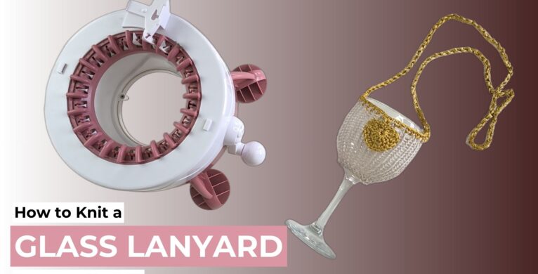 Wine Glass Lanyard pattern for Sentro or Addi 22
