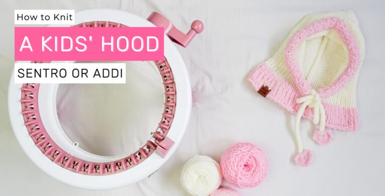Circular Knitting Machine Hood Pattern for Kids
