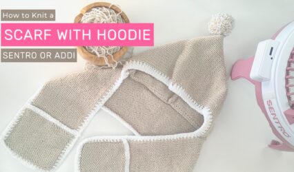 Scarf with Hoodie for kids on a Sentro