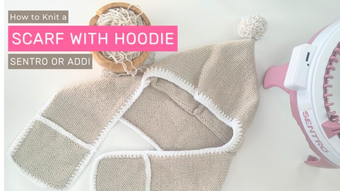 Scarf with Hoodie for kids on a Sentro