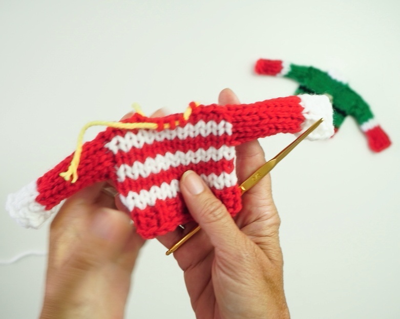 Tiny Sweater Christmas Ornament Pattern