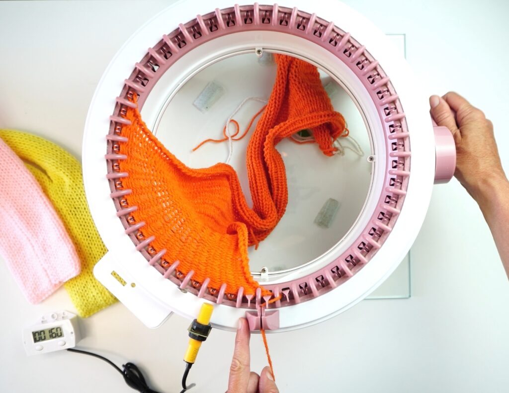 Issey Miyake Inspired iPhone Pocket Knitted Bag