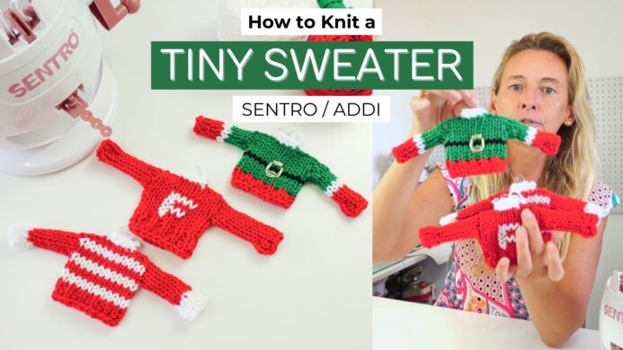 Tiny Sweater Christmas Ornament Pattern Sentro 22