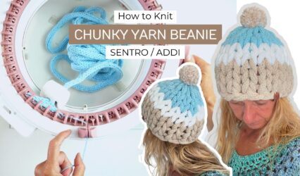 Jumbo Yarn Beanie Pattern sentro