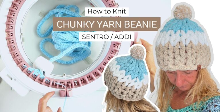 Easy Jumbo Yarn Beanie Pattern for Beginners