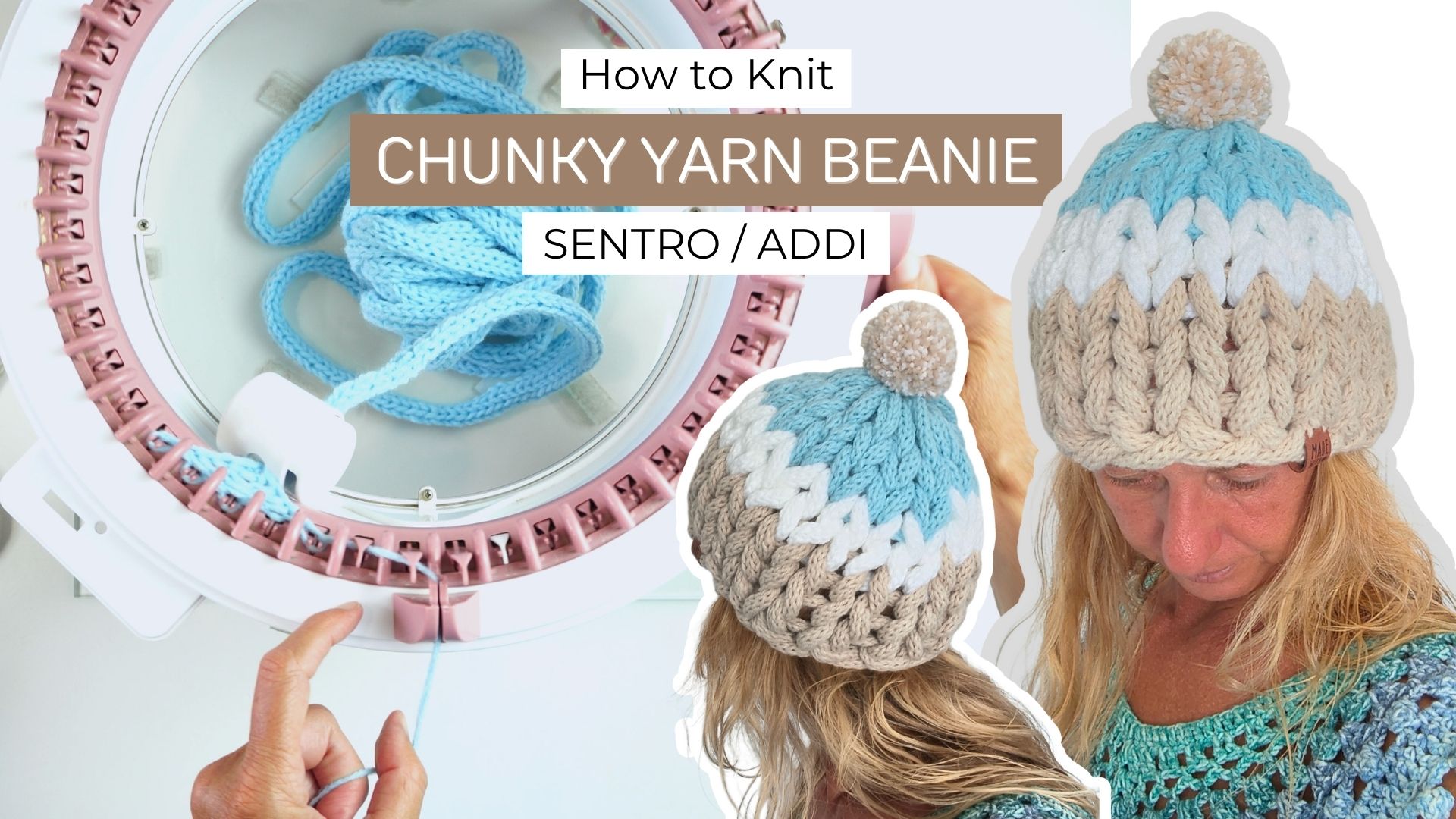 Jumbo Yarn Beanie Pattern sentro