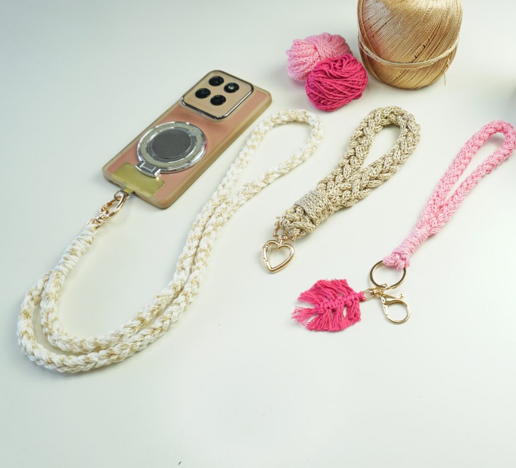 Phone Lanyard DIY with I-Cord