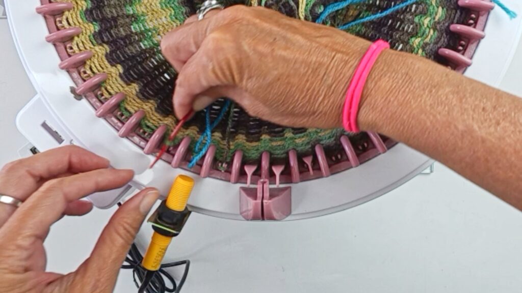 Travel Pillow on a Circular Knitting Machine