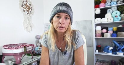 Double Brim Single layer Beanie on the Sentro 48
