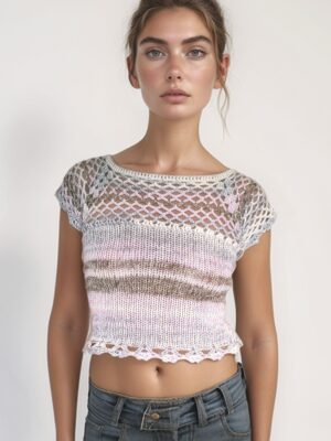 Crochet Yoke Top pattern for Sentro