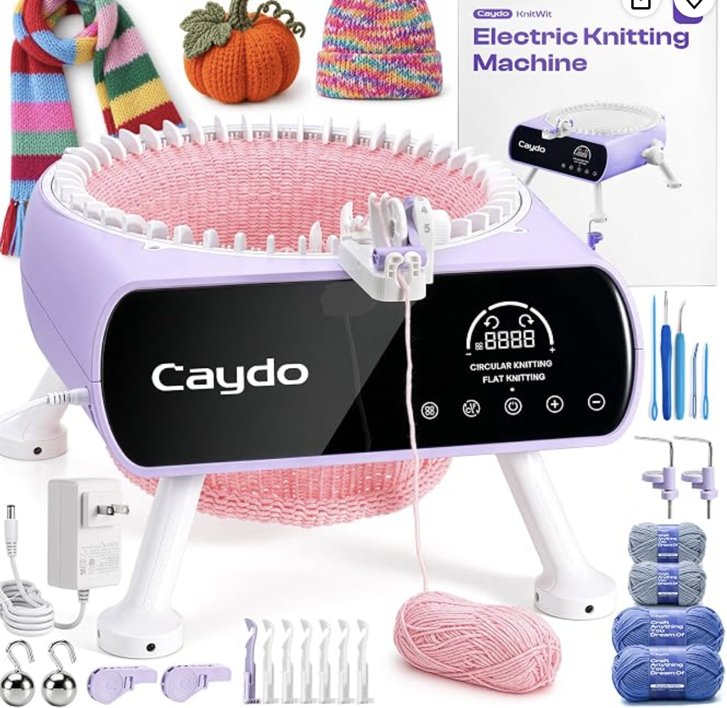 How to make the Viral Baseball Cap Ear Warmer on a Sentro Knitting Machine 2 caydo m1 pro